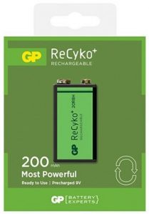 GP 9 volt oplaadbare batterij GP 9 volt oplaadbare batterij