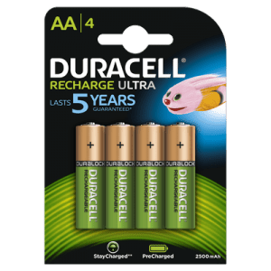 Duracell oplaadbare batterijen aa