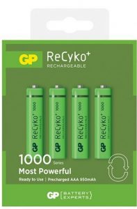 GP oplaadbare batterijen AAA GP oplaadbare batterijen AAA