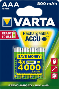 Varta oplaadbare batterijen AAA Varta oplaadbare batterijen AAA