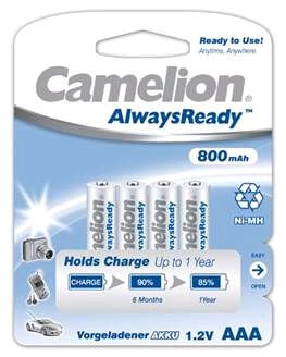 Camelion oplaadbare aaa batterij Always ready