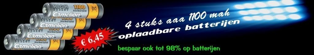Oplaadbare batterijen aaa