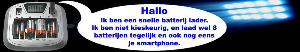 Batterij oplader universieel