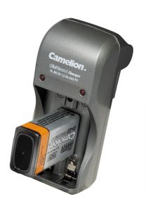 9 volt oplaadbare batterij oplader Camelion